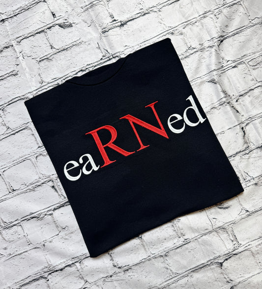 EaRNed Embroidered Nurse Shirt